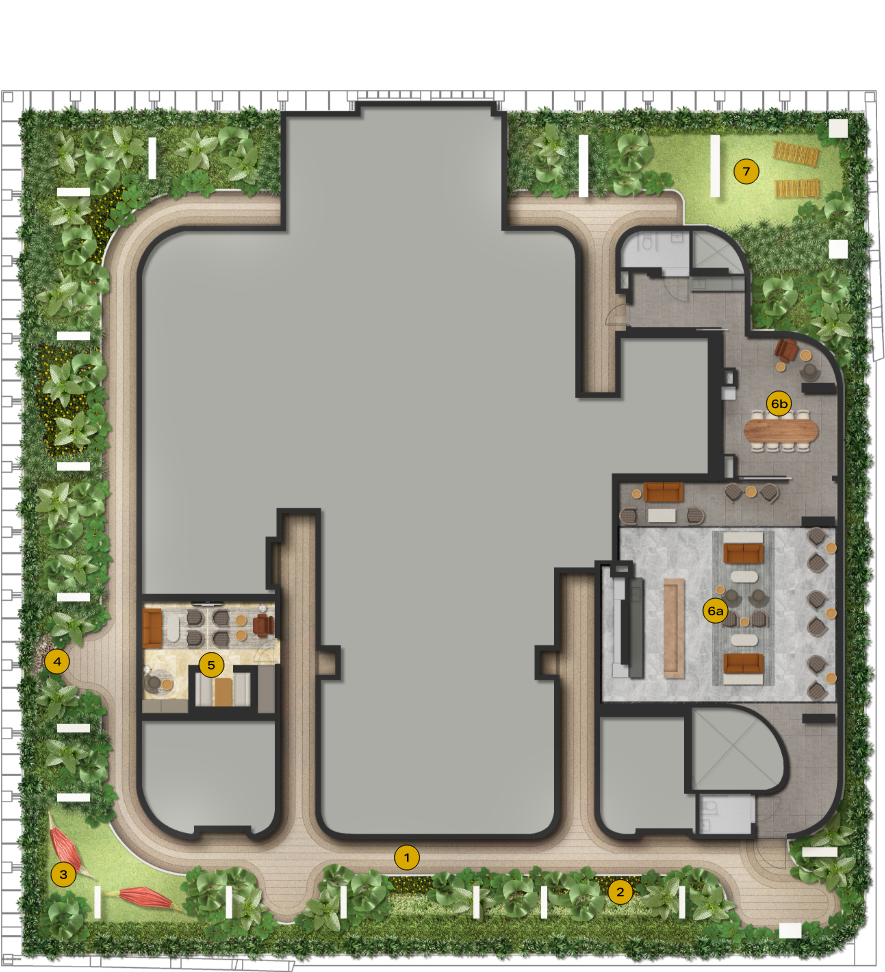 CanningHill Piers Level 45 site plan 